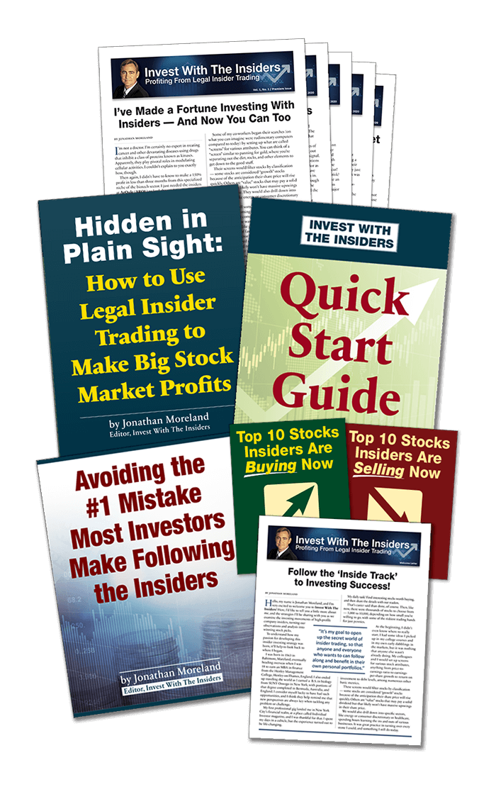 How To Use Legal Insider Trading To Make BIG Profits, By Jonathan Moreland